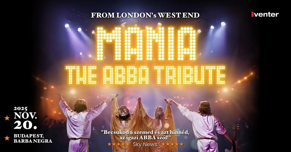 MANIA - ABBA TRIBUTE SHOW // BUDAPEST, 11.20.