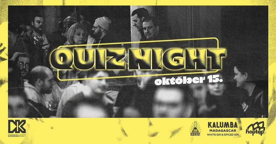 Dürer Quiz Night • Nagytermes Kihívás 10.15.