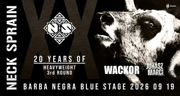 NECK SPRAIN - 20 years of Heavyweight 3rd Round @ Barba Negra, Budapest