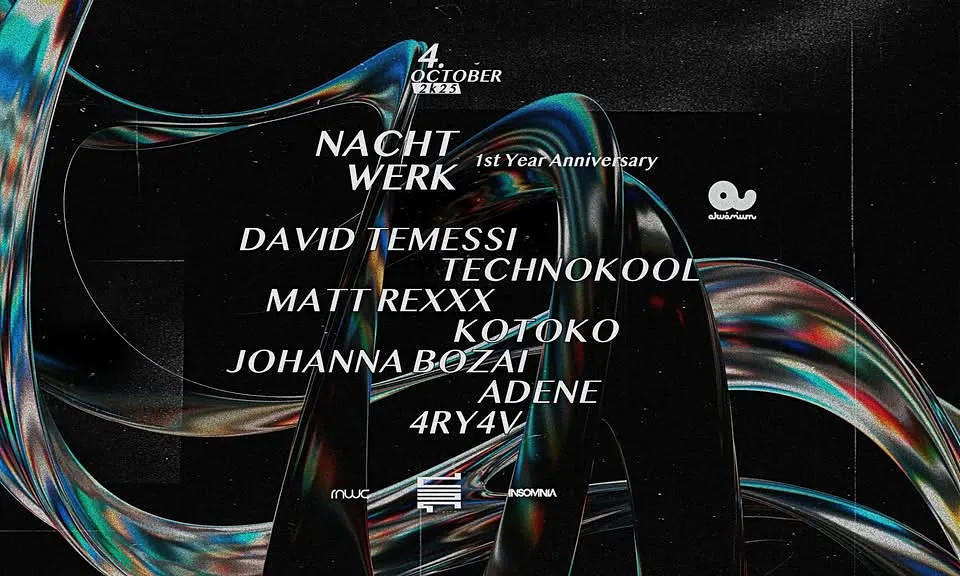 Nachtwerk 1st Year Anniversary @ Akvárium