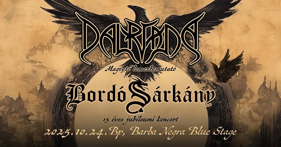 DALRIADA (lemezbemutató) I Bordó Sárkány - 15 I vendég @ Barba Negra / Budapest