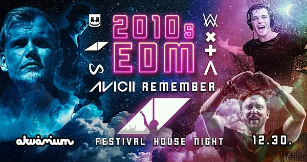 EDM 2010's +x Akvárium Klub •  12.30. Pre New Years party! 