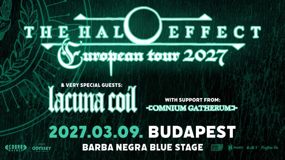 The Halo Effect - Lacuna Coil - Omnium Gatherum @ Budapest, Barba Negra