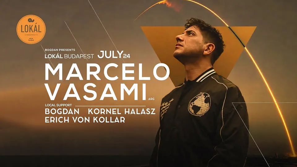 Bogdan Presents MARCELO VASAMI 4-HOUR SET @ Akvárium Lokál, Budapest