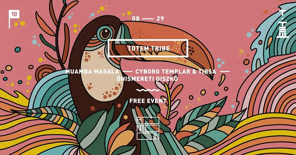 Totem Tribe: Muamba Masala, Cyborg Templar & Tibsa, Önismereti Diszkó 