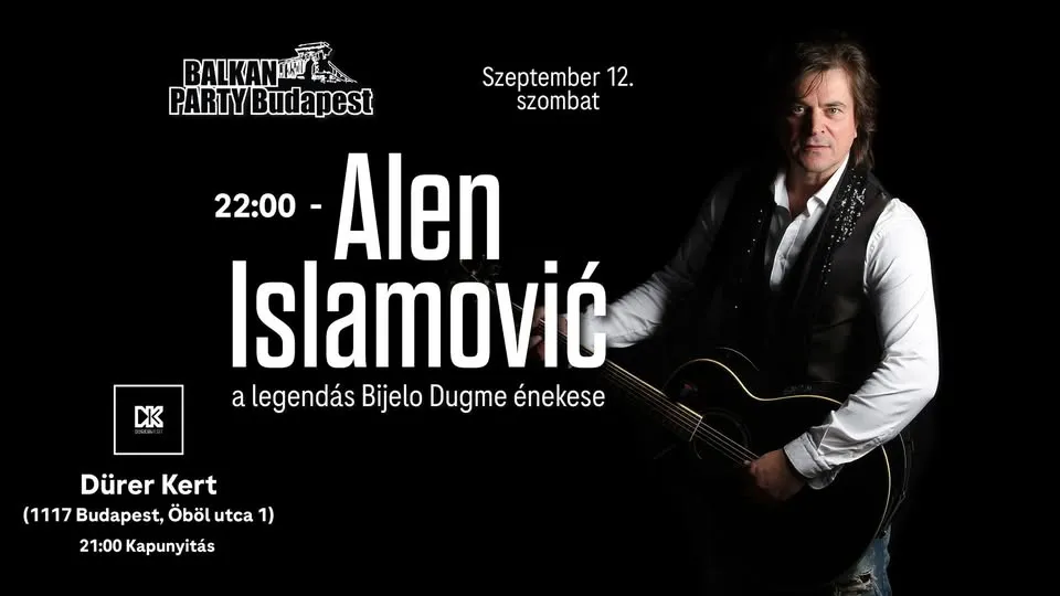 Alen Islamovic (Bijelo Dugme) koncert a Yu Partin