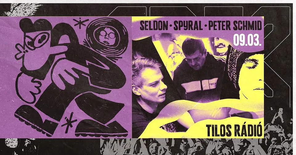 Tilos Rádió rezidensek a Kertben: Seldon / Spyral / Peter Schmid