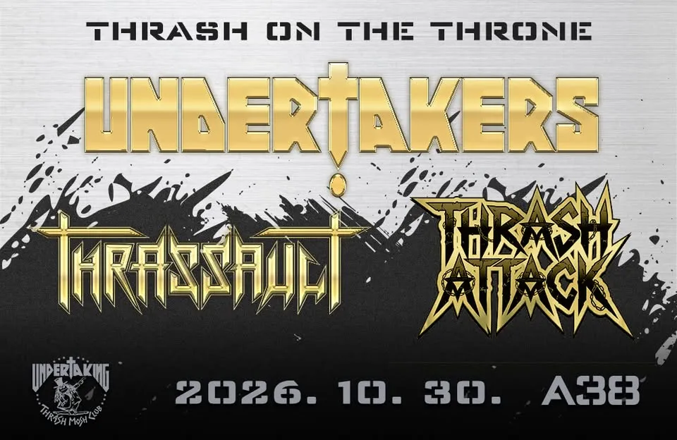 THRASH ON THE THRONE - Thrash Mosh Club 2026 - Underṭakers, Thrassault, Thrash Attack