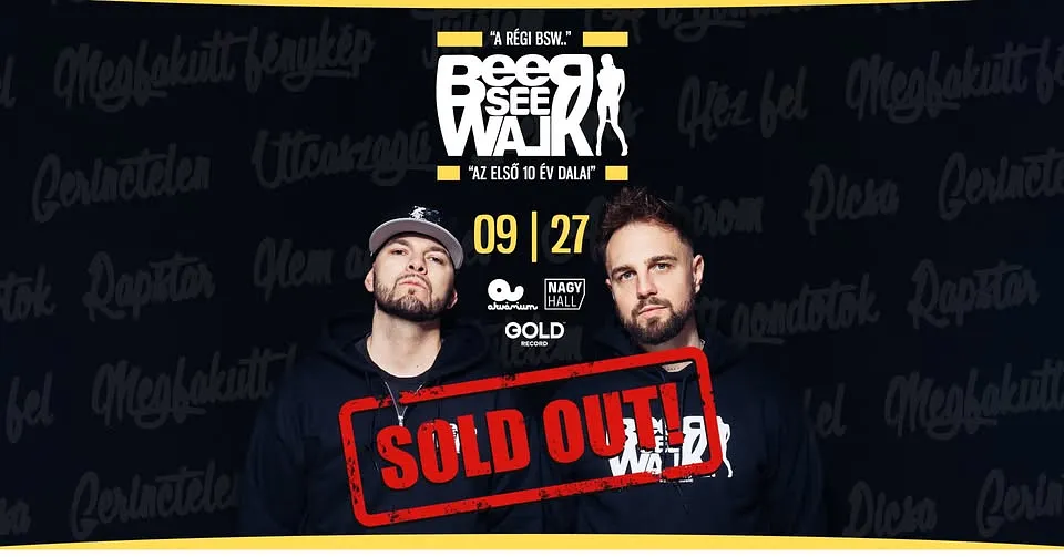 SOLDOUT! - Régi BSW - BEERSEEWALK - Akvárium Nagyhall 