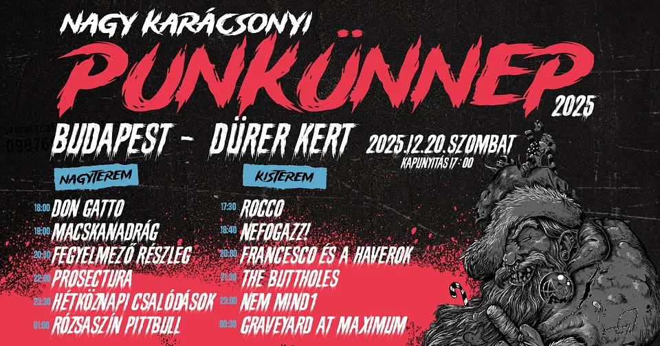 Nagy Karácsonyi PunkÜnnep 2025. 