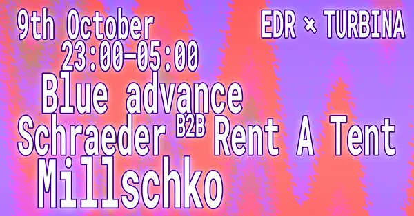 EDR x Thursday Techno I Turbina I 9th October