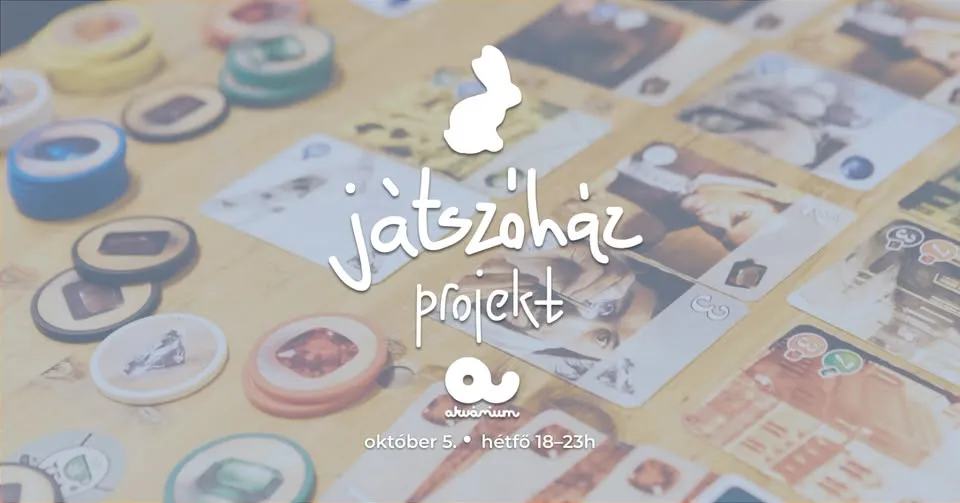 Hétfői társasozás az Akváriumban Board game night // Játszóház Projekt