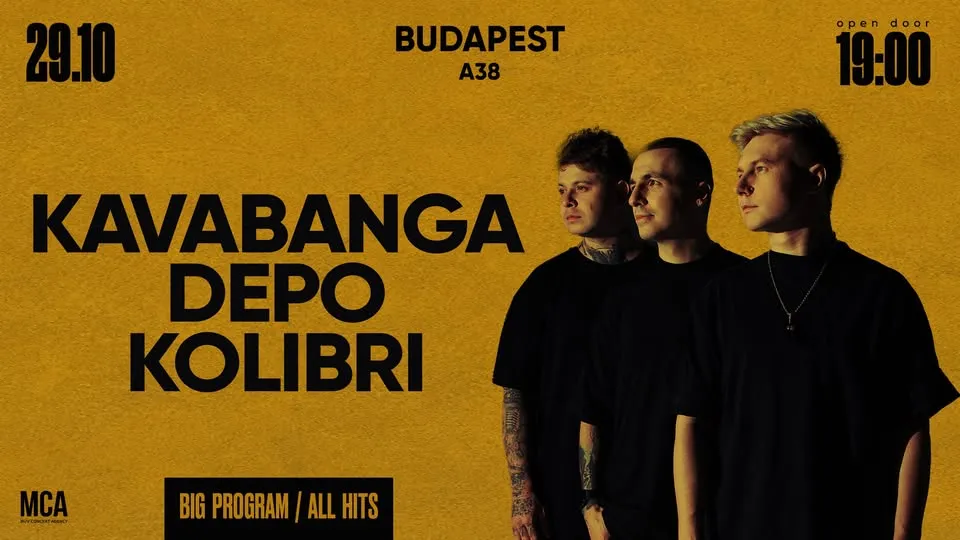 KAVABANGA DEPO KOLIBRI - BUDAPEST | 29.10