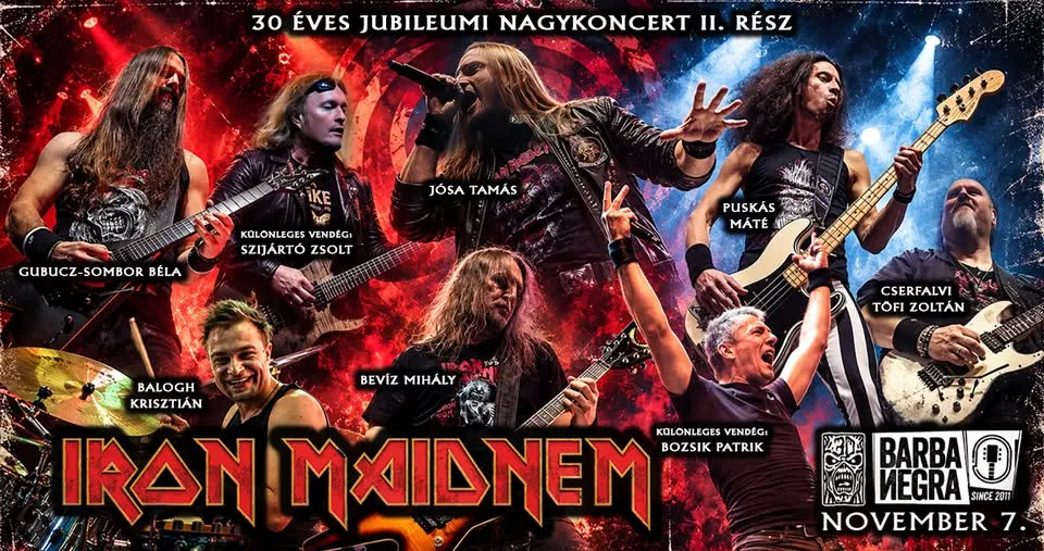 Iron Maidnem – 30 Éves Jubileumi Nagykoncert II. Rész | Budapest, Barba Negra