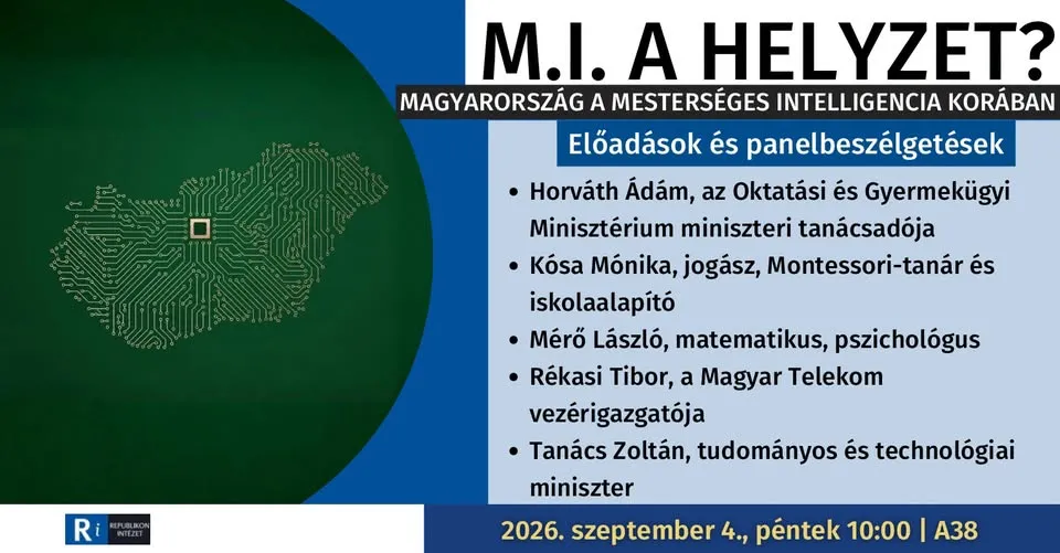 M.I. a helyzet? - Magyarország a mesterséges intelligencia korában