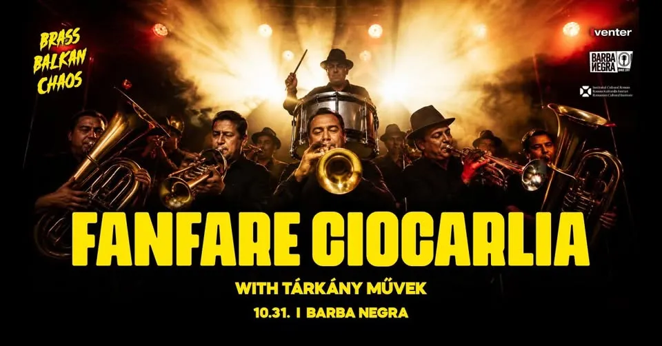 FANFARE CIOCĂRLIA LIVE with Tárkány Művek // BUDAPEST 10.31.