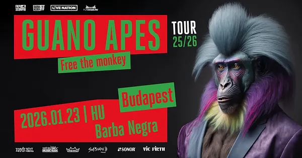 ÚJ DÁTUM: Guano Apes | Budapest 2026