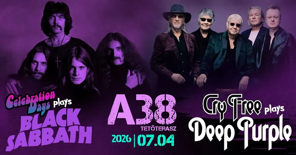 Deep Purple & Black Sabbath Tribute Night // A38 Tetőterasz