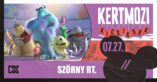 Kertmozi a Dürerben! Reflektorfényben: Szörny Rt.