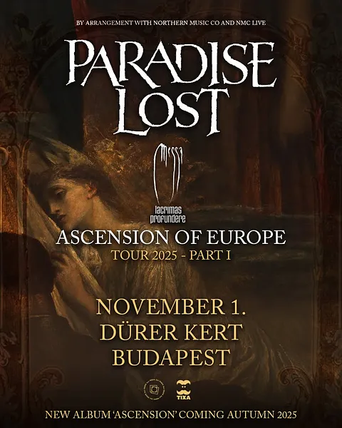 Paradise Lost, Messa, Lacrimas Profundere // Budapest, Dürer Kert