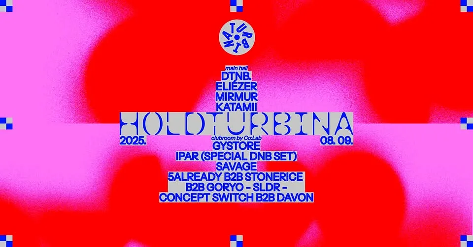 Holdturbina w/ Dtnb., Eliézer, Mirmur, Katamii | Klubszoba by Col:lab