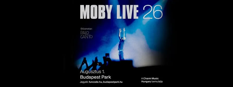Moby | Budapest Park 2026 | support: Palo Canto