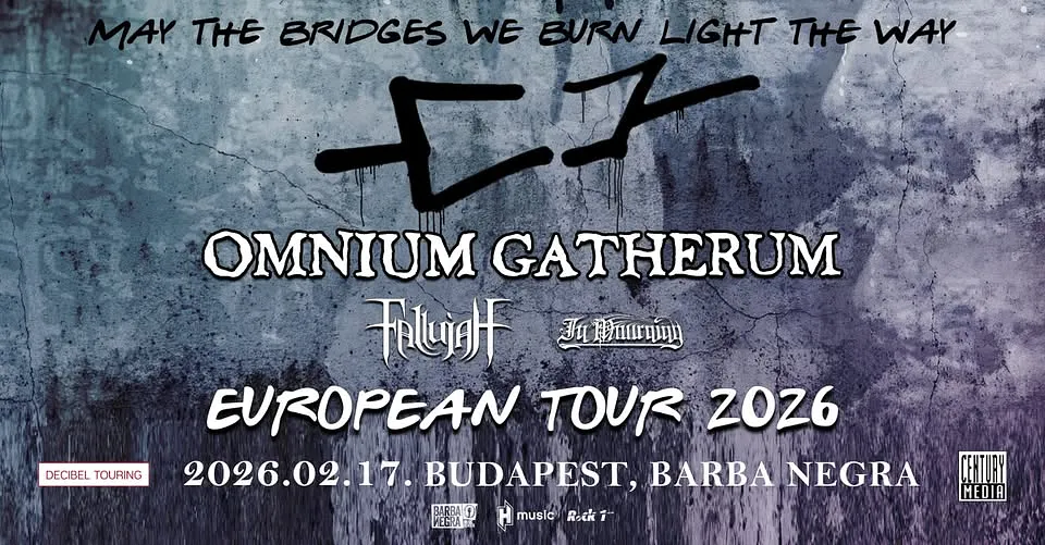 Omnium Gatherum - European Tour 2026 - Budapest, Barba Negra