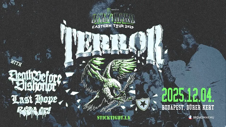 TERROR (US) - ONLY THE HARD TOUR 2025 // Budapest, Dürer Kert