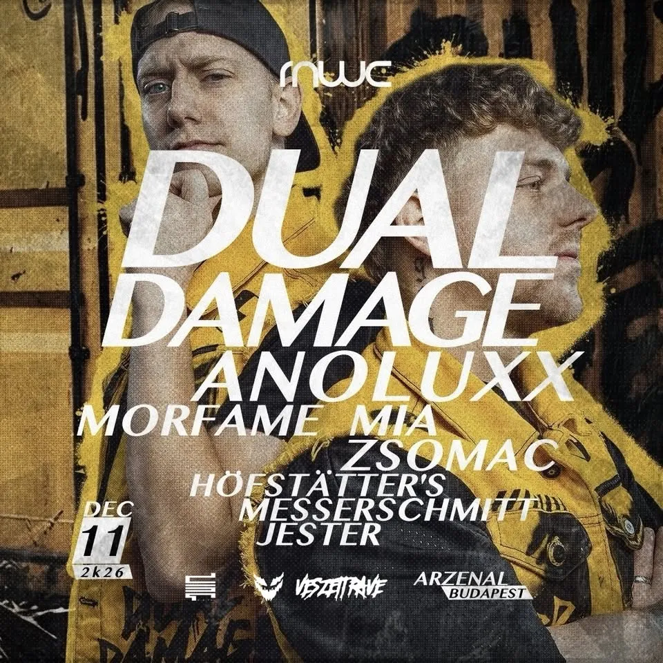 RAWE I DUAL DAMAGE I ANOLUXX I 12.11. I ARZENÁL I