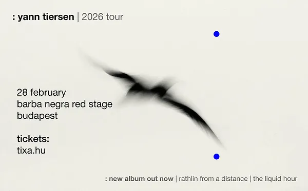 Yann Tiersen | Solo Piano + Electronics 2026 | Budapest