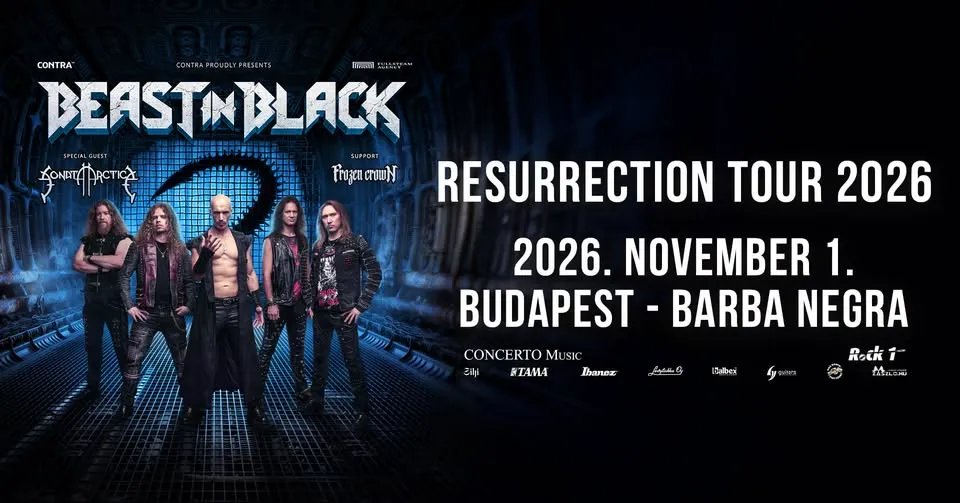 BEAST IN BLACK - Resurrection Tour 2026 - Budapest