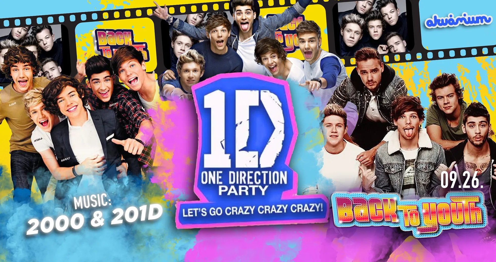 One Direction Party! Back to Youth /  2000 & 201D / Akvárium 09.26.