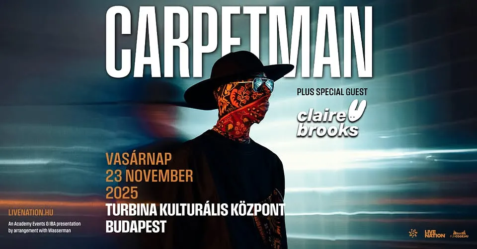 SOLD OUT! Carpetman support: Claire Brooks | Budapest 2025