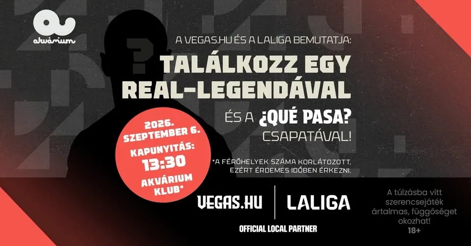 TALÁLKOZZ EGY REAL MADRID-LEGENDÁVAL ÉS A ¿QUÉ PASA? CSAPATÁVAL!