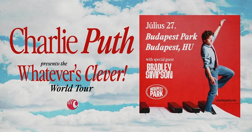 Charlie Puth, with special guest: Bradley Simpson - Budapest Park