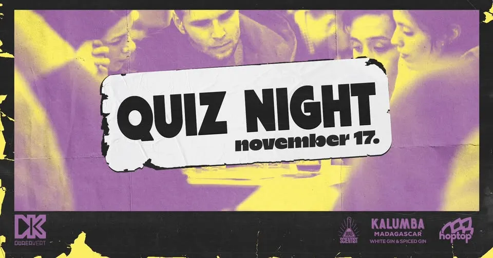 Dürer Quiz Night • Nagytermes Kihívás