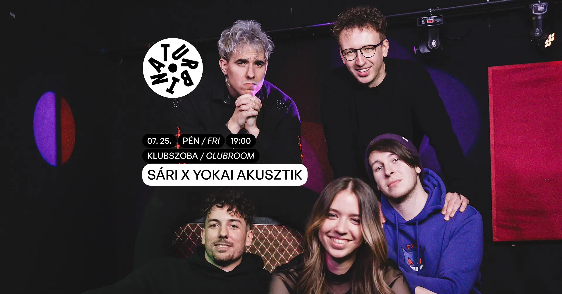 SÁRI x yokai akusztik // Turbina, Klubszoba