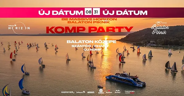  Most Vasárnap! BE MASSIVE X MOL NAGYON BALATON KOMP  Party Szántód - Tihany - BALATON KÖZEPE 
