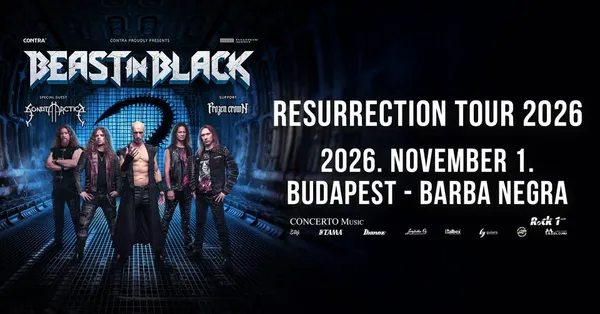 BEAST IN BLACK - Resurrection Tour 2026 - Budapest