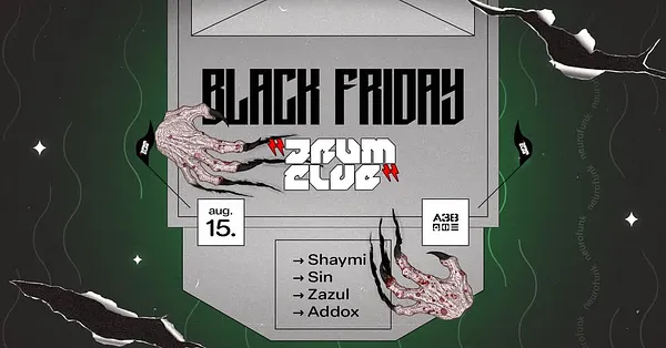 BLACK FRIDAY: Drum Club (tetőterasz)