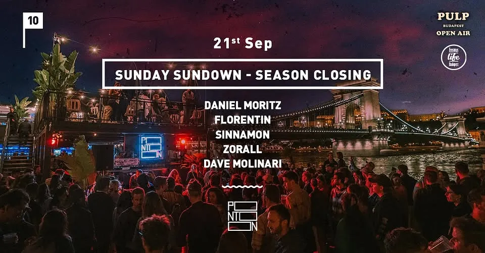Pontoon Season Closing ~ Sunday Sundown by ELB & Pulp ~ 21st Sept ~ Free entry