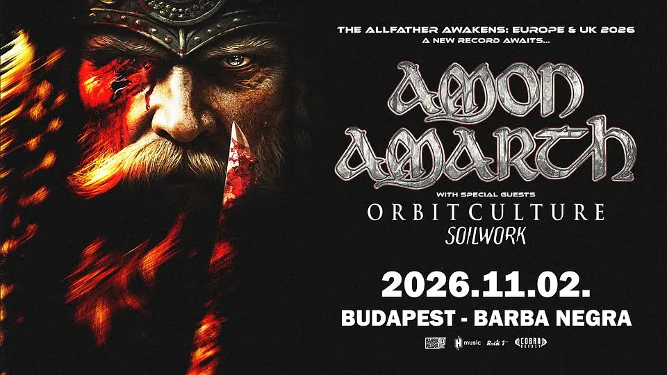 AMON AMARTH ▪ ORBIT CULTURE ▪ SOILWORK @ Budapest, BARBA NEGRA