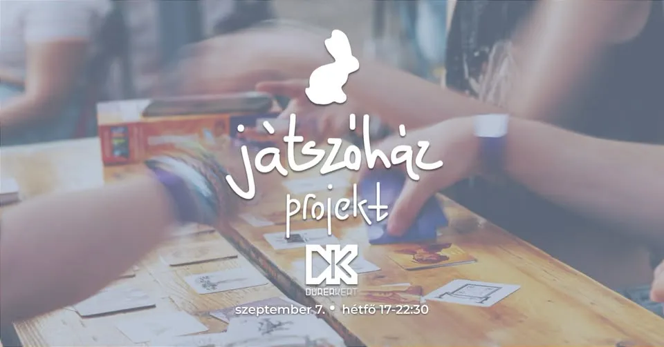 Hétfői társasozás a Dürer Kertben Board game night // Játszóház Projekt