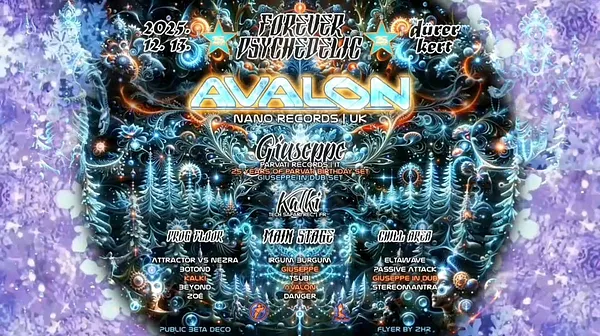 Forever Psychedelic I Giuseppe I Avalon I Kalki