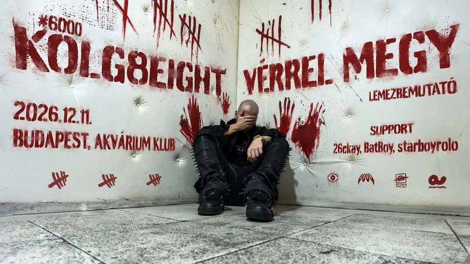 KOLG8EIGHT - VÉRREL MEGY lemezbemutató // Akvárium KisHall // 2026.12.11.