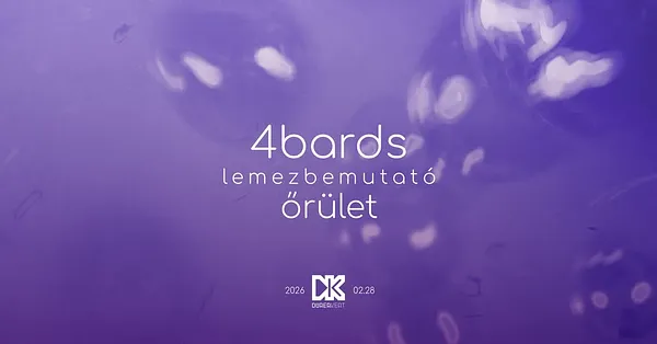 4bards lemezbemutató
