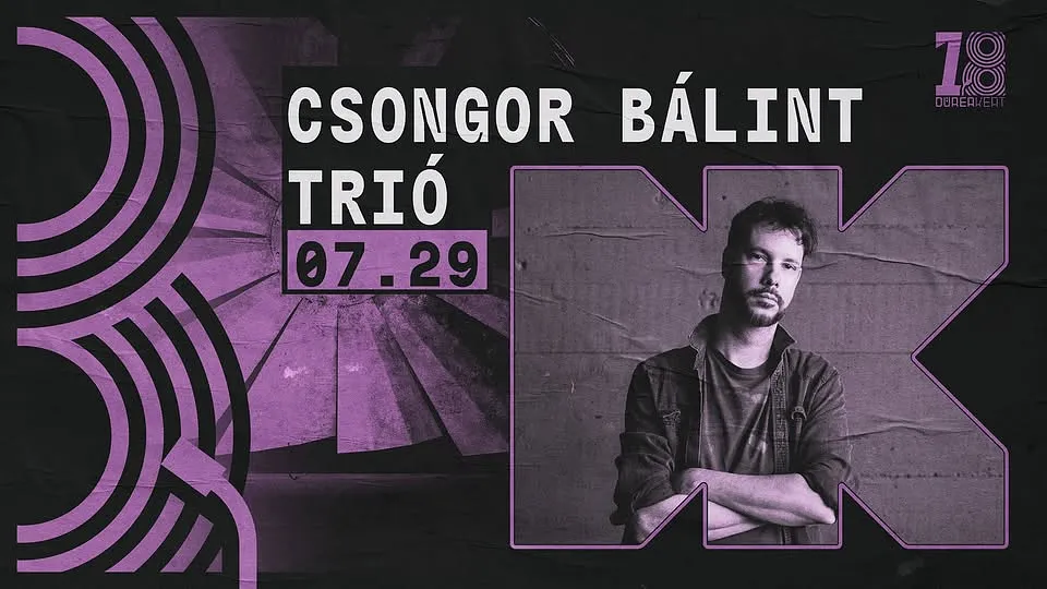 DÜRER 18: Csongor Bálint Trió // INGYENES