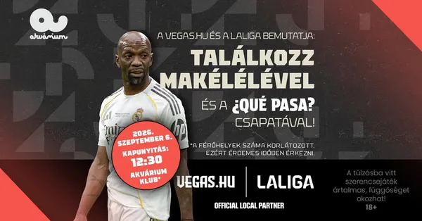 TALÁLKOZZ EGY REAL MADRID-LEGENDÁVAL ÉS A ¿QUÉ PASA? CSAPATÁVAL!