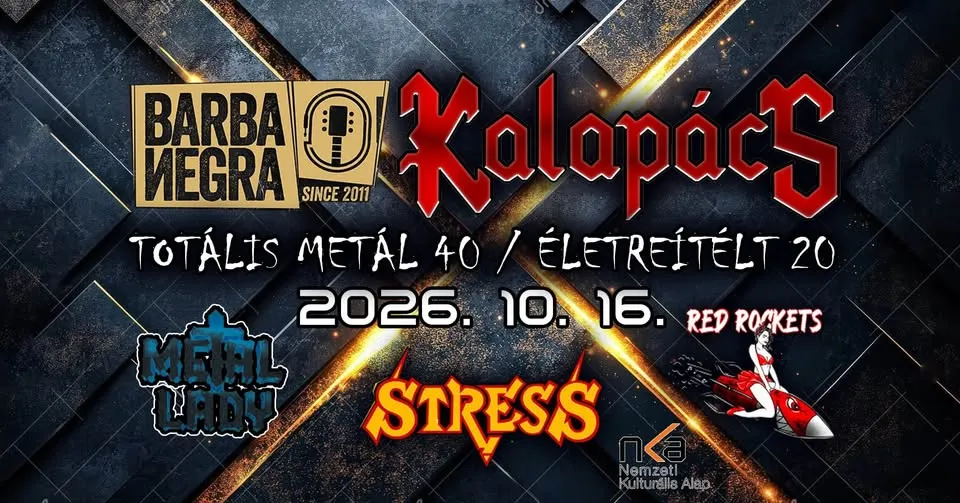 Budapest - Kalapács koncert - Totális Metal 40 / Életreítélt 20