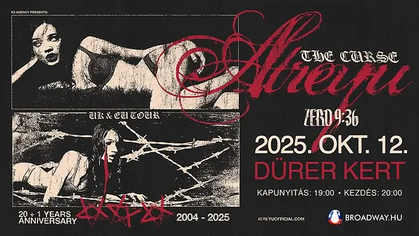 Atreyu (US), vendég: Zero 9:36 (US) // 2025.10.12.